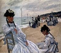 Monet, Claude Oscar - On The Beach At Trouville